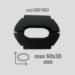 Accessorio Per Portasci Fabbri ADATTATORE PER BARRE - 6x3 CM