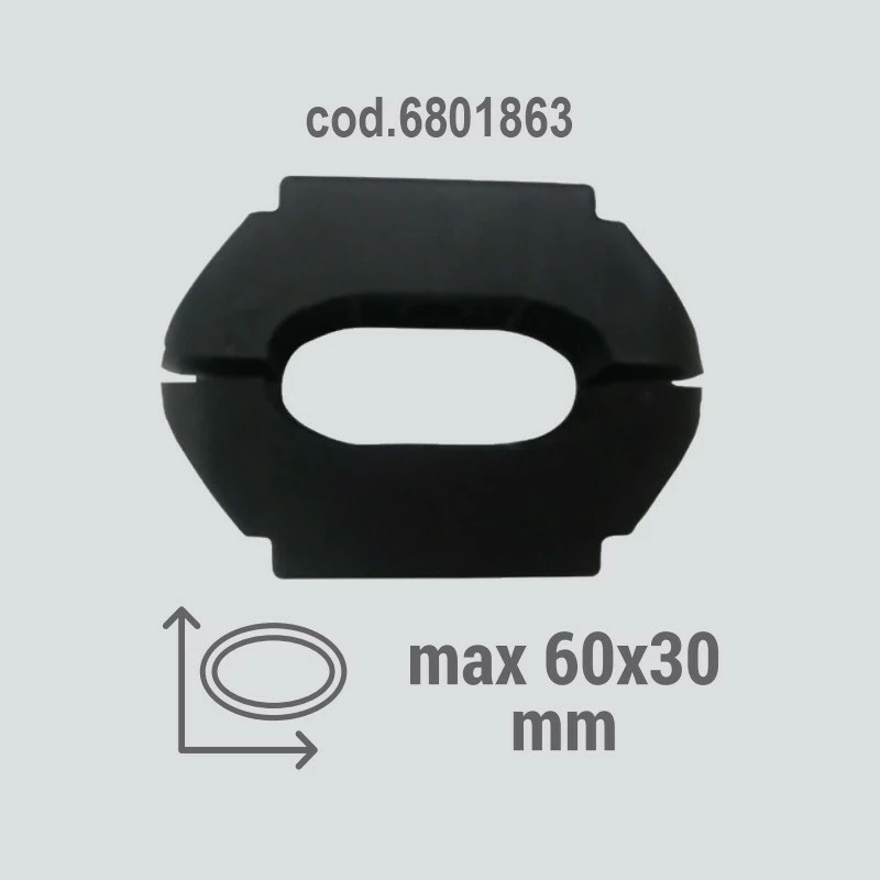 Accessorio Per Portasci Fabbri ADATTATORE PER BARRE - 6x3 CM