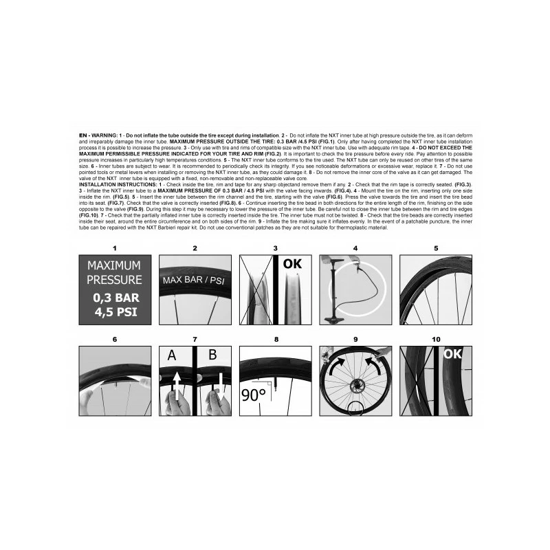 Camera D'aria Antiforatura BARBIERI NXT ROAD 700X23-32 45 Gr - immagine 7