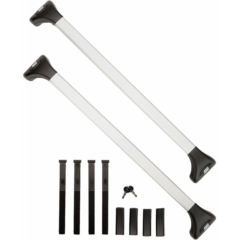 Barre Portatutto Fabbri Telescopiche Alluminio Rail Aperto ALUVIVA 2 RA Silver