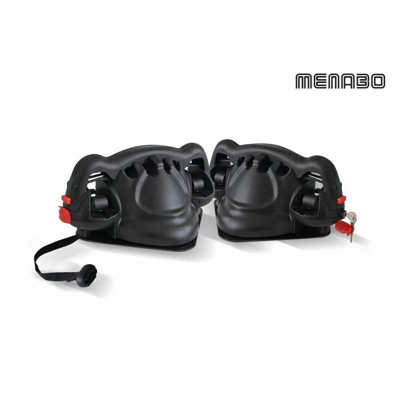 Porta Sci Magnetico Da Tetto MENABO' VIKING 2 Sci + Bastoncini