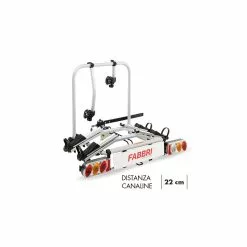 Portabici Gancio Traino FABBRI Tech-pro Elektrobike 2 Bici Ebike