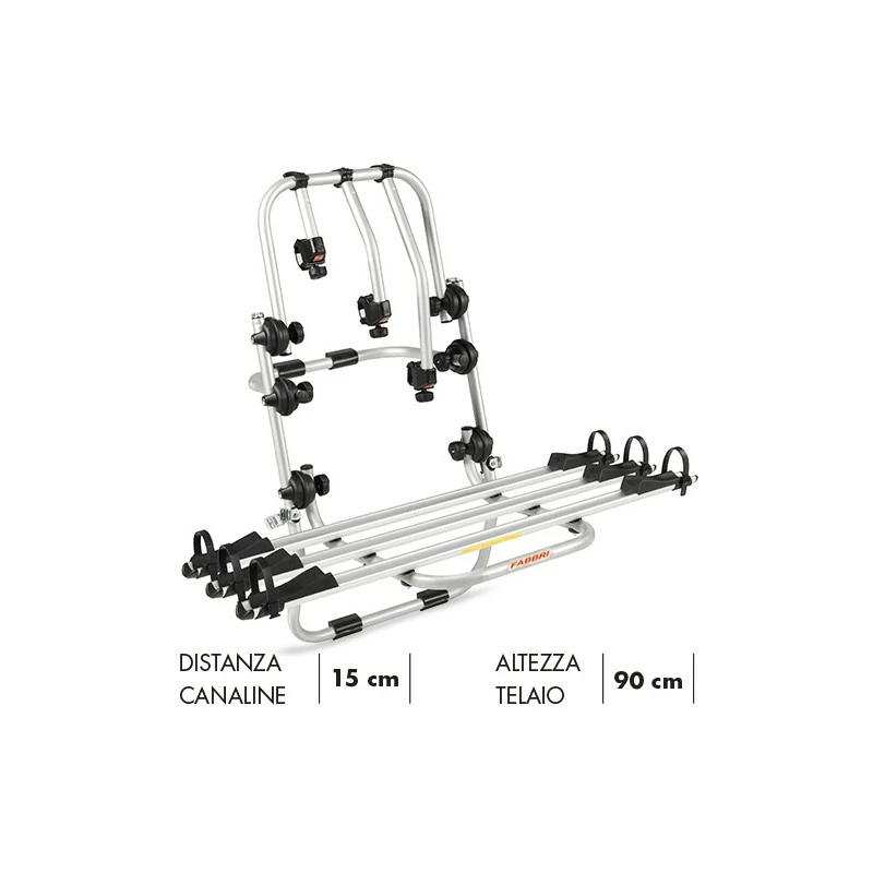Portabici Posteriore Fabbri BICI OK MTB 3 Bici 90