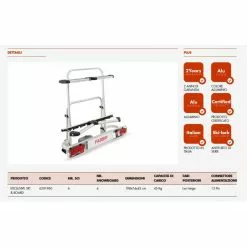 Fabbri Portasci Da Gancio Traino EXCLUSIVE SKI & BOARD