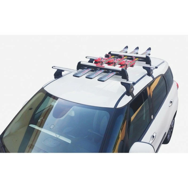 Portasci Per Barre Da Tetto FABBRI ALUSKI & BOARD 5 Estensibile - immagine 2