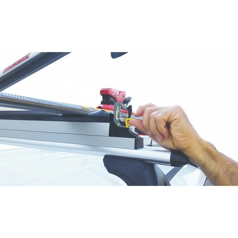 Portasci Per Barre Da Tetto FABBRI ALUSKI & BOARD 5 Estensibile - immagine 3