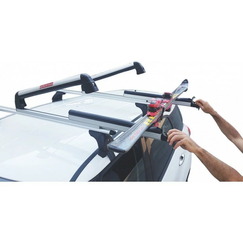 Portasci Per Barre Da Tetto FABBRI ALUSKI & BOARD 5 Estensibile - immagine 4