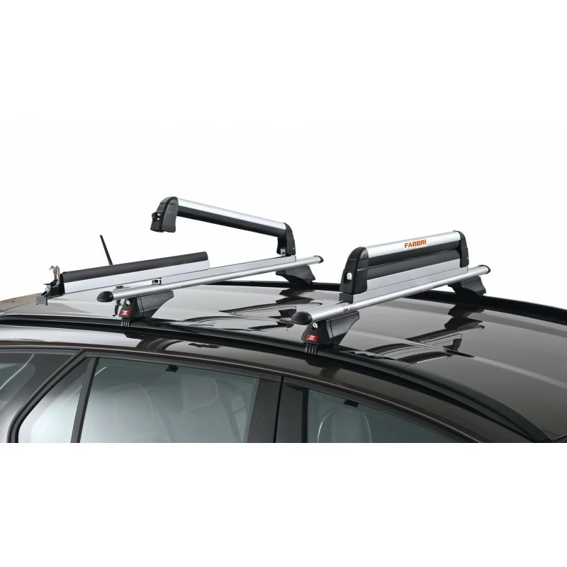 Portasci Per Barre Da Tetto FABBRI ALUSKI & BOARD 5 Estensibile