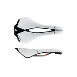 Sella Bici Prologo SCRATCH M5 147 Wider PAS Tirox White